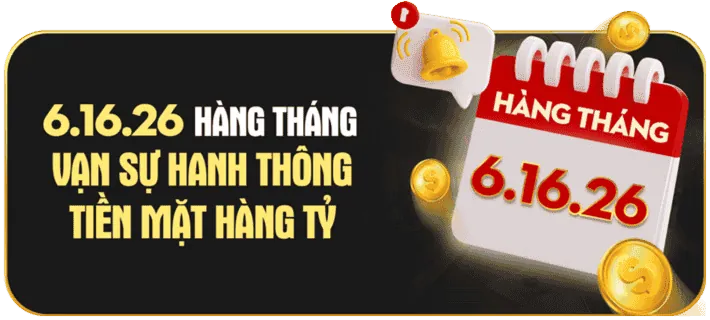 Thưởng nạp tiền hàng ngày 58vip